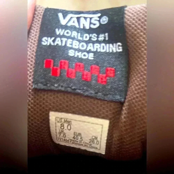 Vans Wayvee Justin Henry Classic Skate Shoes Coffebean Size 8 Men’s - Picture 7 of 7